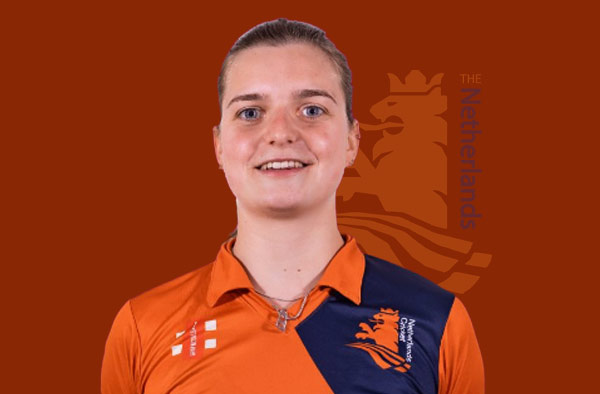 Eva Lynch for Netherlands. PC: Female Cricket