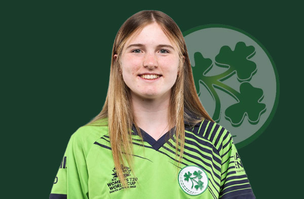 Georgina Dempsey for Ireland. PC: Female Cricket