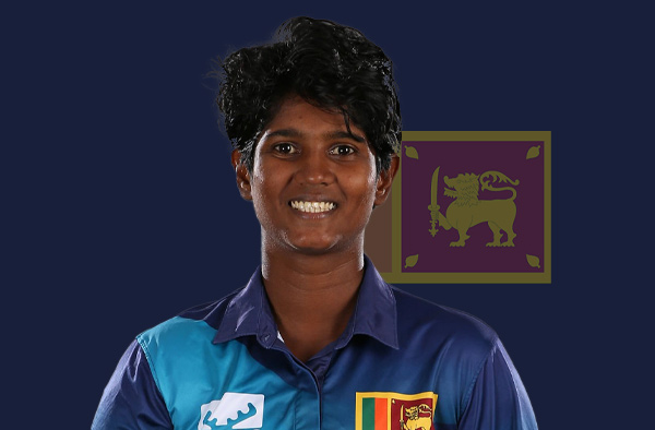 Hansima Karunaratne for Sri Lanka. PC: Female Cricket