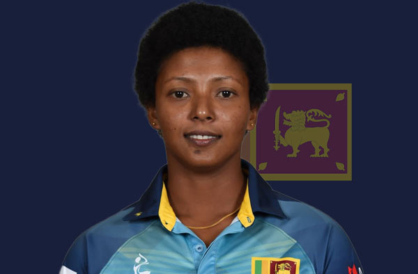 Hasini Perera for Sri Lanka. PC: Female Cricket