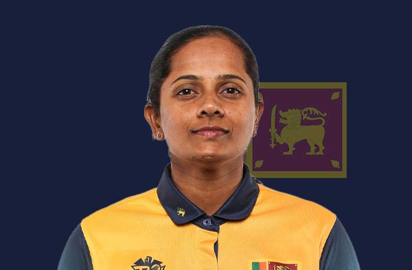 Inoka Ranaweera for Sri Lanka. PC: Female Cricket