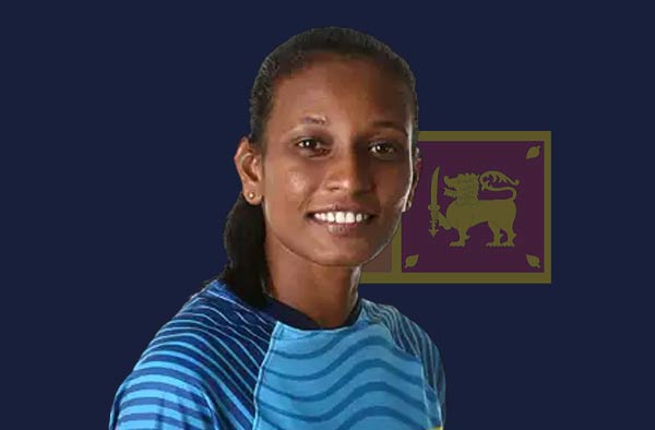 Inoshi Priyadharshani for Sri Lanka. PC: Female Cricket