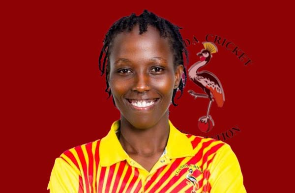 Janet Mbabazi for Uganda. PC: Female Cricket