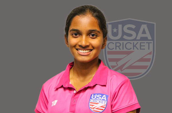 Jessica Mary Willathgamuwa for USA. PC: Female Cricket