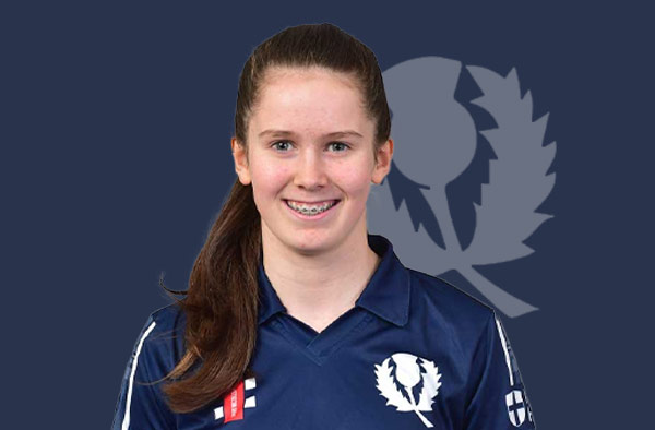 Katherine Fraser for Scotland. PC: Female Cricket