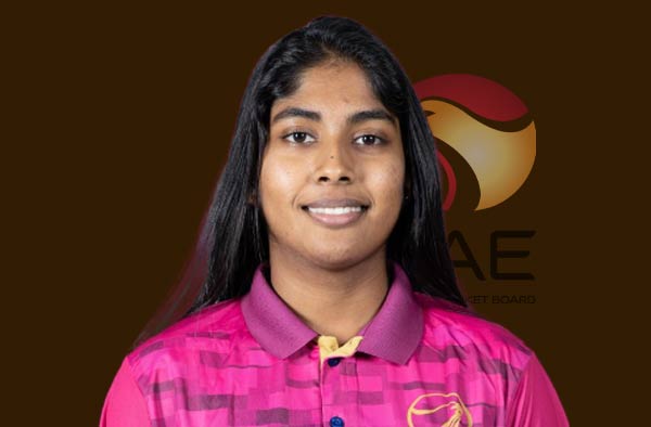 Kavisha Egodage for UAE. PC: Female Cricket