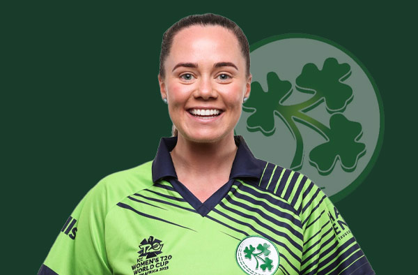 Laura Delany for Ireland. PC: Female Cricket
