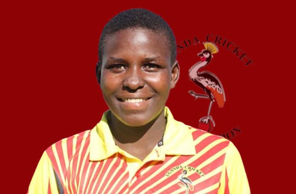 Malisa Ariokot for Uganda. PC: Female Cricket
