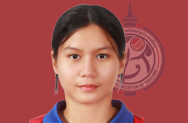 Nannaphat Chaihan for Thailand. PC: Female Cricket