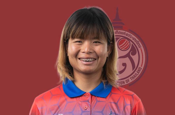 Naruemol Chaiwai for Thailand. PC: Female Cricket