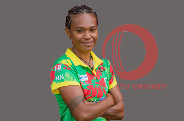 Nasimana Navaika for Vanuatu. PC: Female Cricket