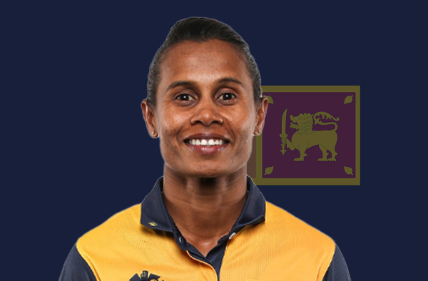 Nilakshi de Silva for Sri Lanka. PC: Female Cricket