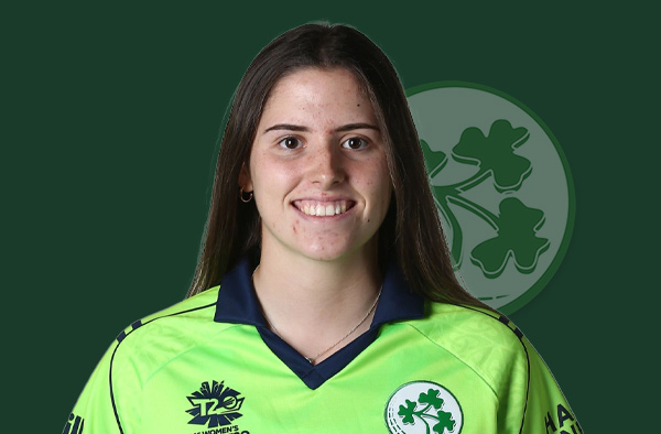 Rebecca Stokell for Ireland. PC: Female Cricket