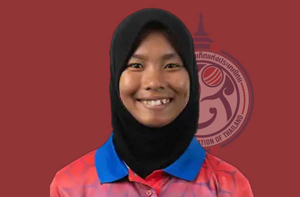 Rosenan Kanoh for Thailand. PC: Female Cricket