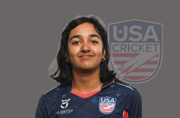 Sai Tanmayi Eyyunni for USA. PC: Female Cricket