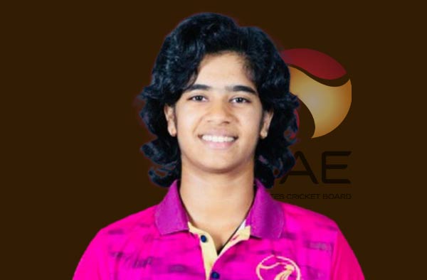 Samaira Dharnidharka for UAE. PC: Female Cricket