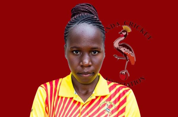 Sarah Akiteng for Uganda. PC: Female Cricket