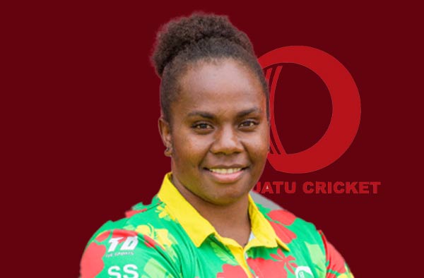 Selina Solman for Vanuatu. PC: Female Cricket