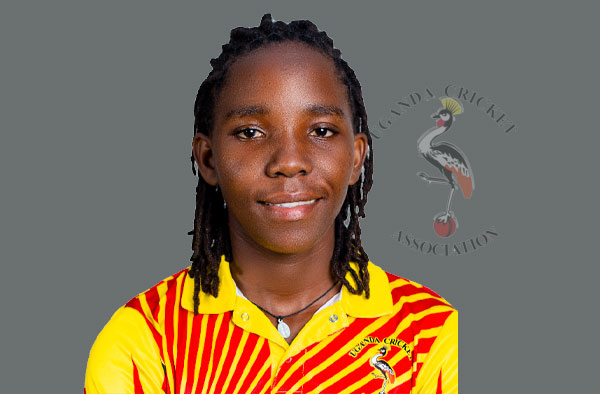 Stephani Nampiina for Uganda. PC: Female Cricket