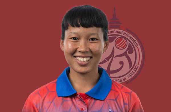 Suleeporn Laomi for Thailand. PC: Female Cricket