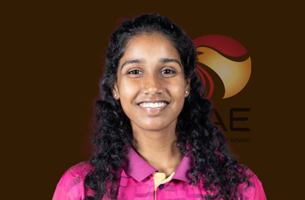Suraksha Kotte for UAE. PC: Female Cricket