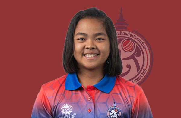 Suwanan Khiaoto for Thailand. PC: Female Cricket