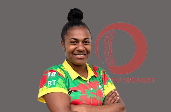 Valenta Langiatu for Vanuatu. PC: Female Cricket