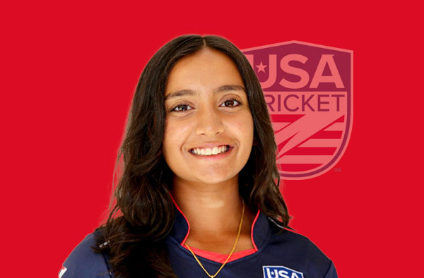 Anika Kolan for USA. PC: Female Cricket