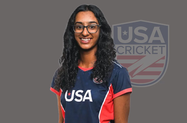 Disha Dhingra for USA. PC: Female Cricket