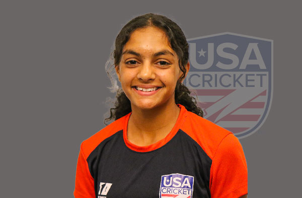 Isani Waghela for USA. PC: Female Cricket