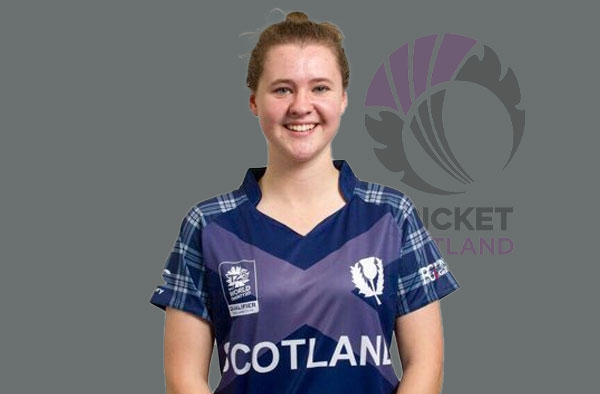 Kathryn Bryce for Scotland. PC: Female Cricket
