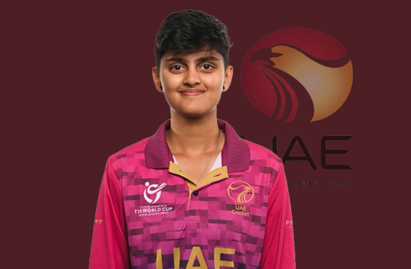 Lavanya Keny for UAE. PC: Female Cricket