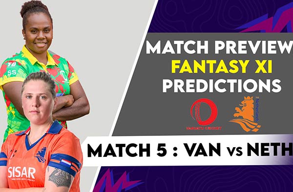 Match 5: Netherlands vs Vanuatu