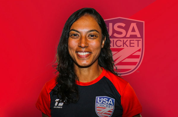 Sindhu Shriharsha for USA. PC: Female Cricket