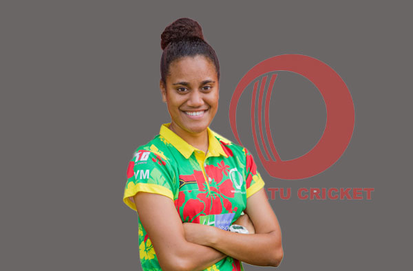 Vicky Mansale for Vanuatu. PC: Female Cricket