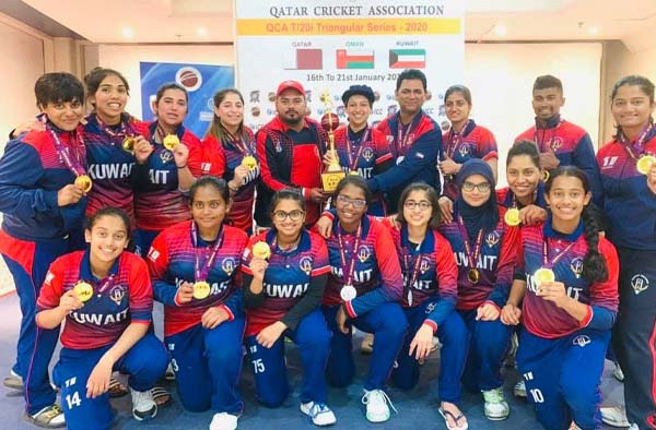 Kuwait Women's National Cricket Team. PC: Facebook