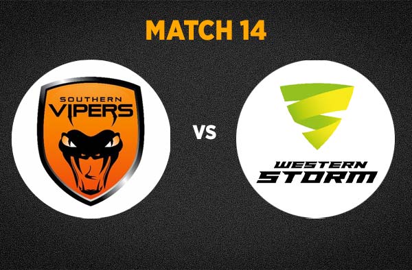 Match 14 Southern Vipers vs Western Storm