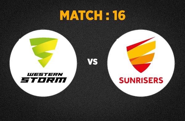 Match 16 Western Storm vs Sunrisers