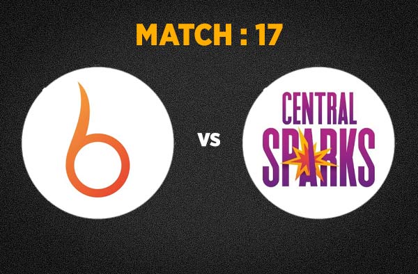 Match 17 The Blaze vs Central Sparks