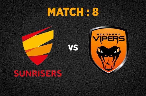 Match 8: Sunrisers vs Southern Vipers