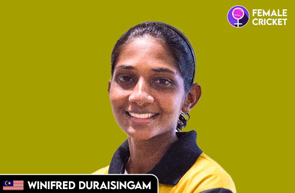 Winifred Duraisingam on FemaleCricket.com