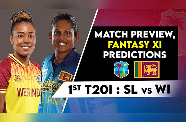 1st T20I Sri Lanka vs West Indies