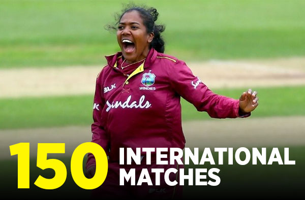 Dual Milestone: Afy Fletcher Completes 150 International Matches and 150 ODI Wickets