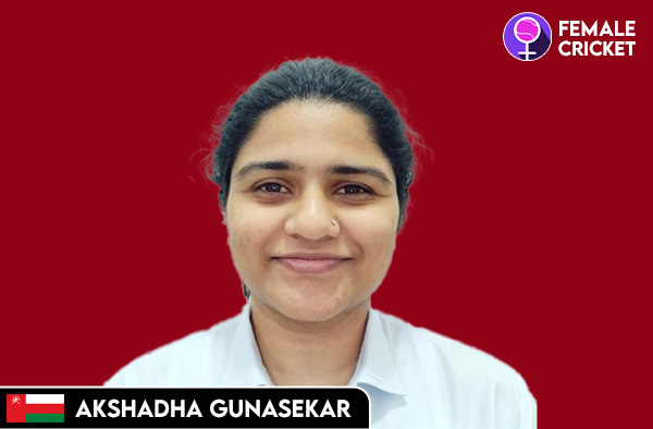 Akshada Gunasekar on FemaleCricket.com