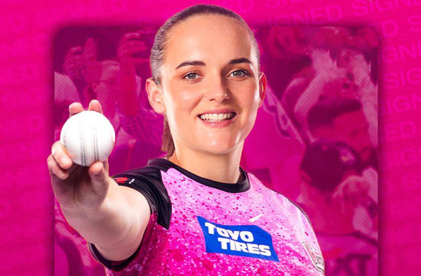 Amelia Kerr moves to Sydney Sixers for the 2024 WBBL Season. PC: Sydney Sixers