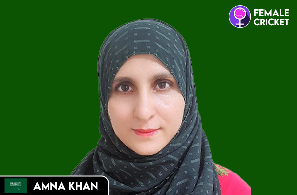 Who is Amna Khan | Bio | Stats | Saudi Arabia Player - Female Cricket