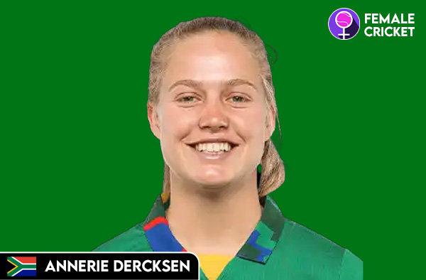 Annerie Dercksen on FemaleCricket.com