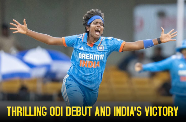 Arundhati Reddy Reflects on thrilling ODI Debut in Post-Match Press Conference
