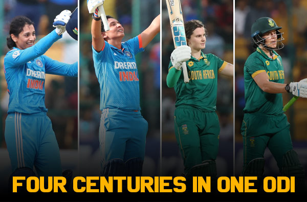 Four Centuries in one match in Women's ODI History