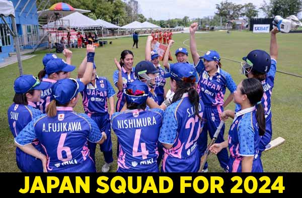 Japan Cricket Announces National and Development Women's Squads for 2024